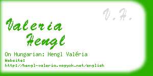 valeria hengl business card
